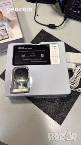 GHB ABM700 бейби монитор (Нов,Комплект), снимка 2 - Бебефони - 52730413