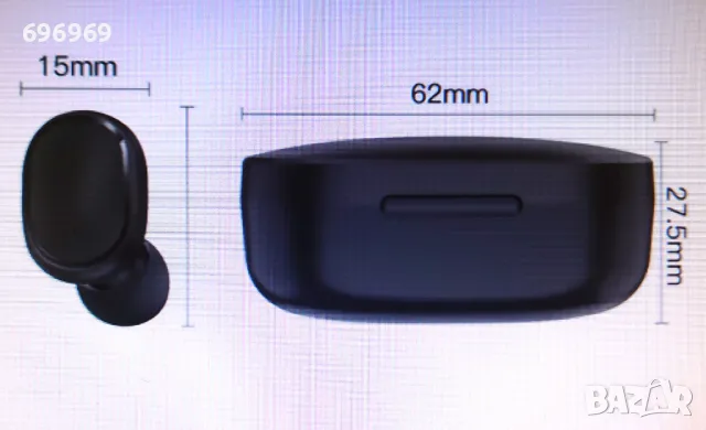 TWS безжични bluetooth слушалки E6S, шумопотискащи bluetooth слушалки за Xiaomi redmi, снимка 5 - Xiaomi - 48050584