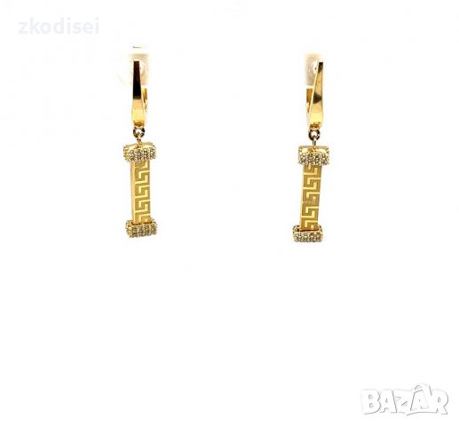 Златни обеци 4,91гр. дължина:4,0см. 14кр. проба:585 модел:4682-3