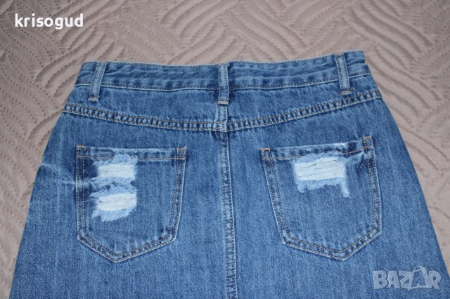 Дамска дънкова пола, снимка 5 - Комплекти - 37239053