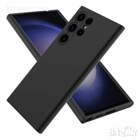 Силиконов кейс bSmart Silicone Soft Cover, За Samsung Galaxy S26 Ultra, Черен и Протектор