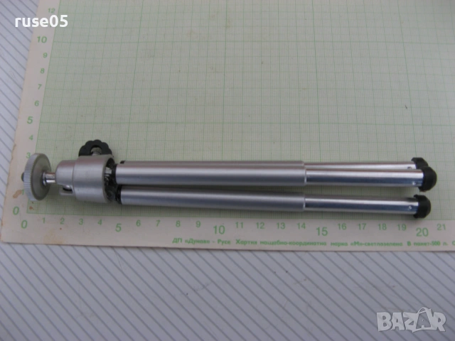 Статив за фотоапарат и др., 2 нива на разгъване, метален, снимка 3 - Чанти, стативи, аксесоари - 53583045