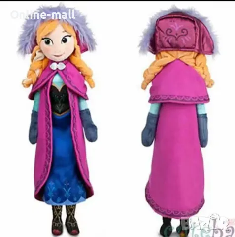 Плюшена Голяма кукла Елзас и Анна Замръзналост кралство Frozen кукла, снимка 3 - Плюшени играчки - 47700185