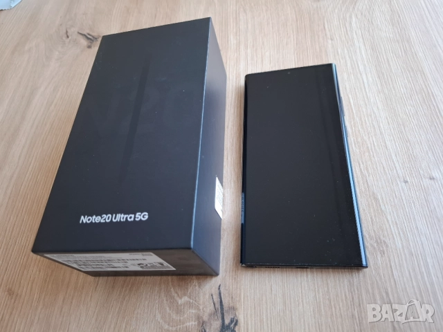 Смартфон Samsung Galaxy Note 20 Ultra, за ремонт или за части (работещ, но с повреден дисплей), снимка 2 - Резервни части за телефони - 52688164