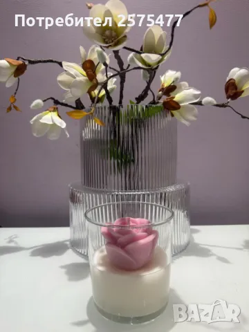 Ароматизирани Свещи Свети Валентин , снимка 3 - Декорация за дома - 45101898
