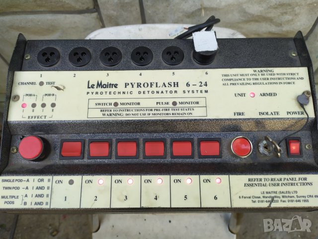 Управление за пиротехника , заря , фойерверки.Le Matre 6-24., снимка 3 - Друга електроника - 28764716