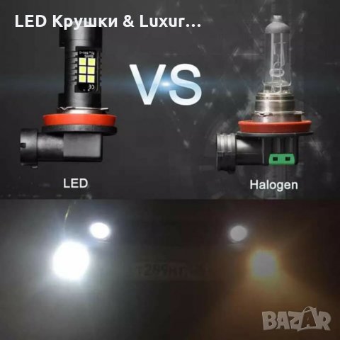 H11 LED Крушки за Фарове за мъгла 6000K, снимка 2 - Аксесоари и консумативи - 33265414