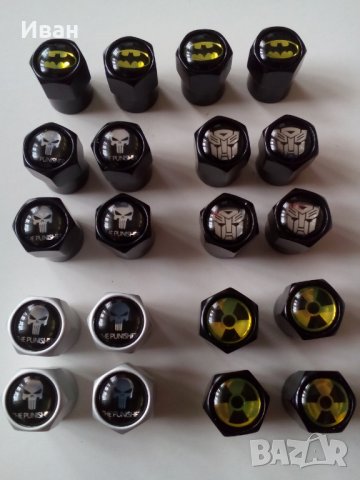 Качественни метални капачки за вентили на гуми с емблеми за кола автомобил камион мотор мотопед вел , снимка 2 - Аксесоари и консумативи - 28618445