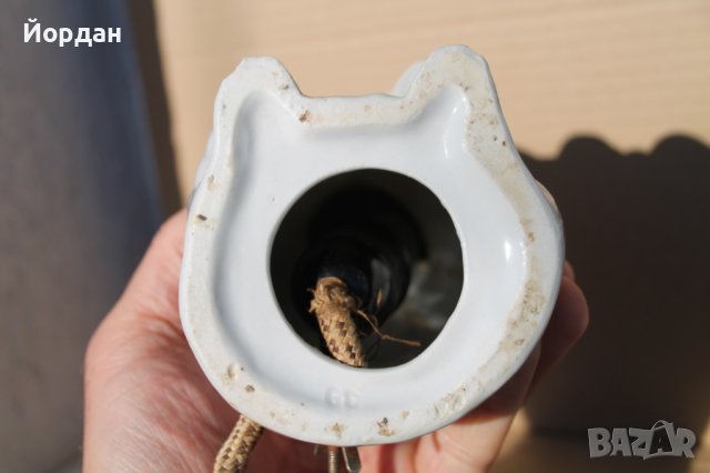 Стара порцеланова лампа , снимка 8 - Колекции - 44103458