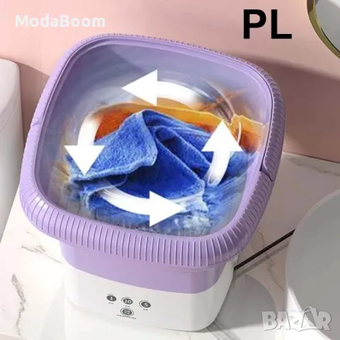 Сгъваема мини преносима пералня ;6.5л., снимка 2 - Перални - 48369815