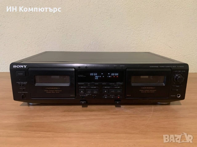 Продавам двукасетъчен дек Sony TC-WE505, снимка 1