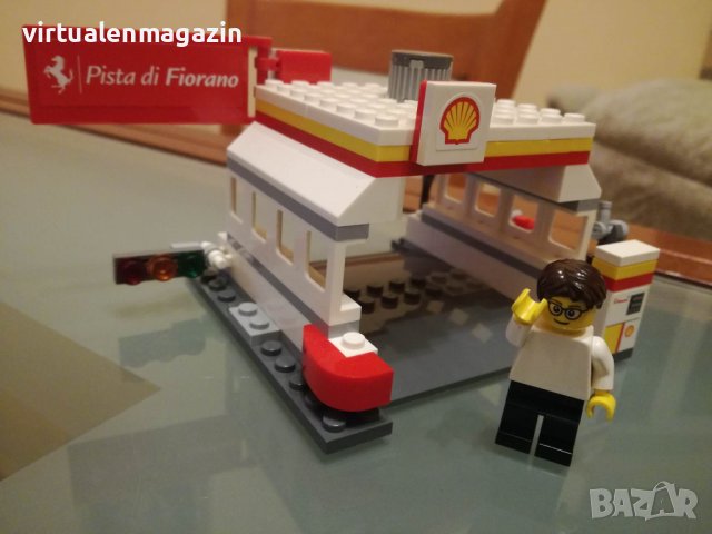 Конструктор Лего - Lego Ferrari 40195 - Shell Station polybag, снимка 2 - Конструктори - 39233955