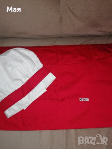 Престилка и шапка, снимка 2 - Прибори за хранене, готвене и сервиране - 37324813