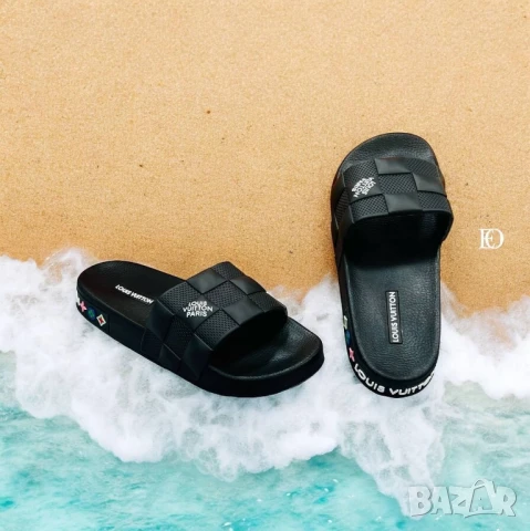 мъжки чехли off white Mc queen louis vuitton burberry , снимка 3 - Мъжки чехли - 51002589