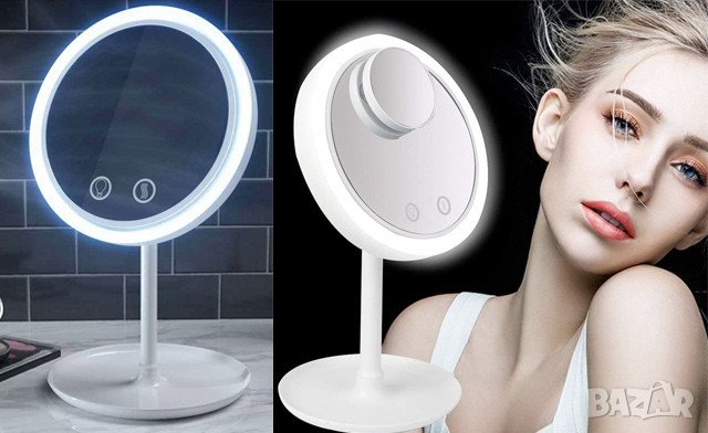 Кръгло сензорно огледало с вграден вентилатор