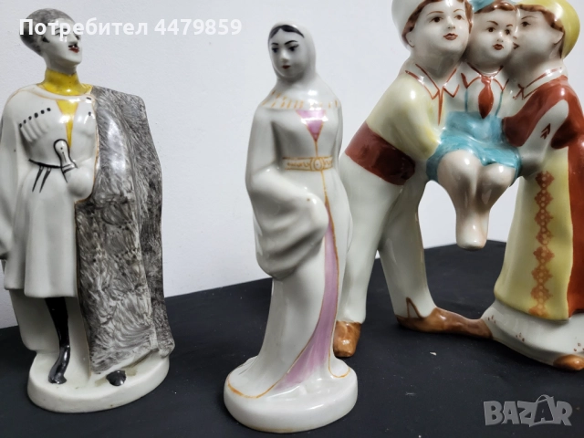 Стари руски порцеланови фигурки , снимка 4 - Статуетки - 52122147