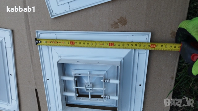 Вентилационна  решетка - Алуминиев дифузор за въздуховоди 30/30см 4бр, снимка 13 - Строителни материали - 53375246