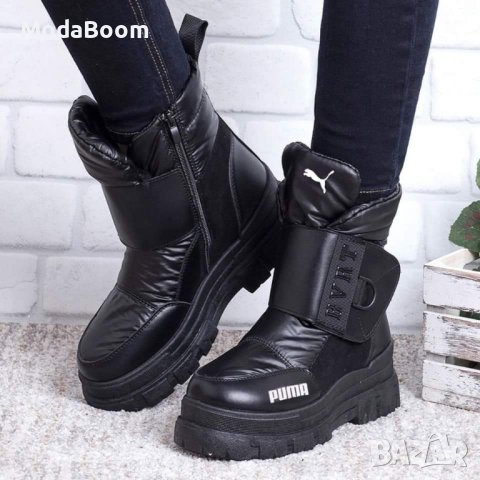 Puma дамски стилни зимни черни боти