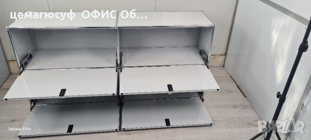 USM  Haller офис бюфет средно сив гланц внос от германия , снимка 9 - Бюфети - 43534421