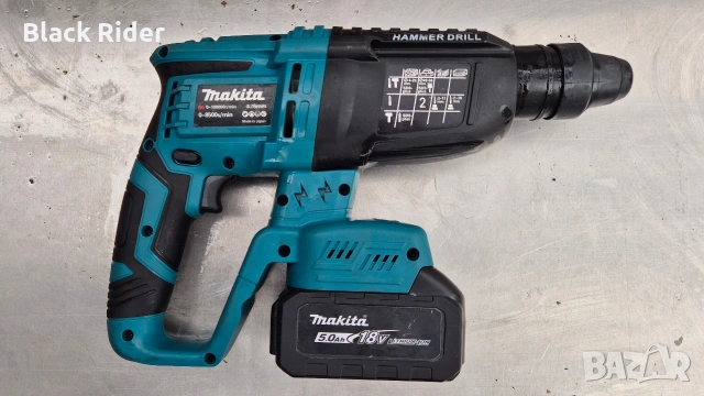 Професионални акумулаторни инструменти MAKITA гайковерт, винтоверт, флекс, перфоратор в куфар, снимка 9 - Винтоверти - 53102366