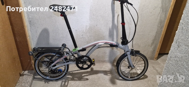 Dahon curl 4 folding bike, сгъваем и много лек алуминиев велосипед , снимка 4 - Велосипеди - 51486727