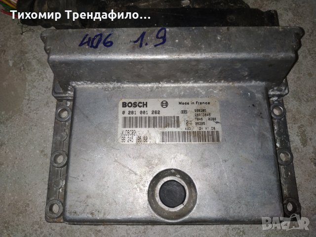 Компютър за PEUGEOT 406 1.9 TD ENGINE ECU 0281001262 9624519580, 0 281 001 262, 96 245 195 80, снимка 2 - Части - 26555499