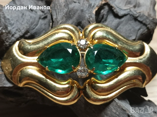 Старинни брошки с кристали , снимка 4 - Други - 53408526