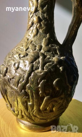 Скулптура от масивен бронз с орнаменти, рог на изобилието. , снимка 10 - Декорация за дома - 43024971