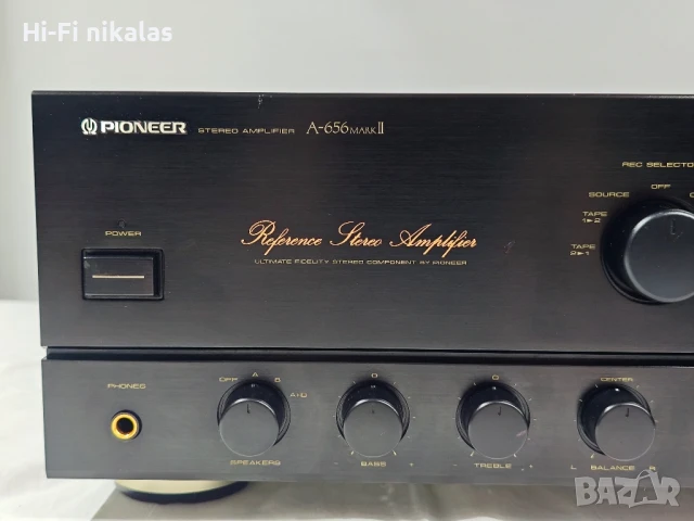 стерео усилвател Hi-Fi PIONEER A-656 mark II, снимка 2 - Ресийвъри, усилватели, смесителни пултове - 51048779