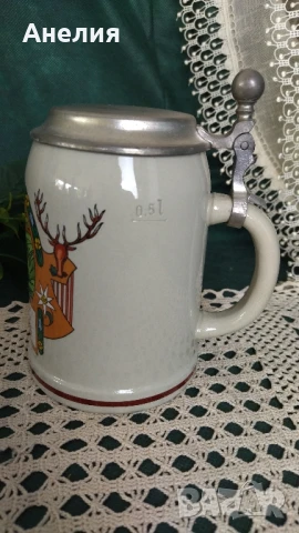 Халба за бира с капак за ловец, снимка 7 - Чаши - 50783295