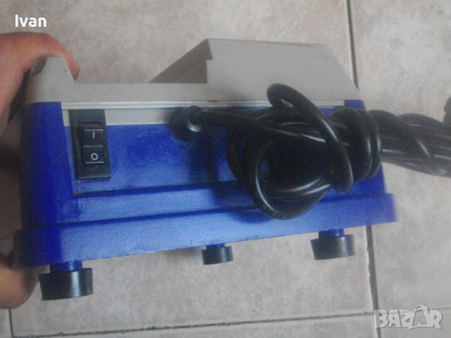 Ел.Точиларска Сухо Заточваща Машина Станция-3 Камъка-Бавна Скорост-60 Вата/200 об/мин-Ъгъл 0-45 Гр, снимка 14 - Други инструменти - 44873336