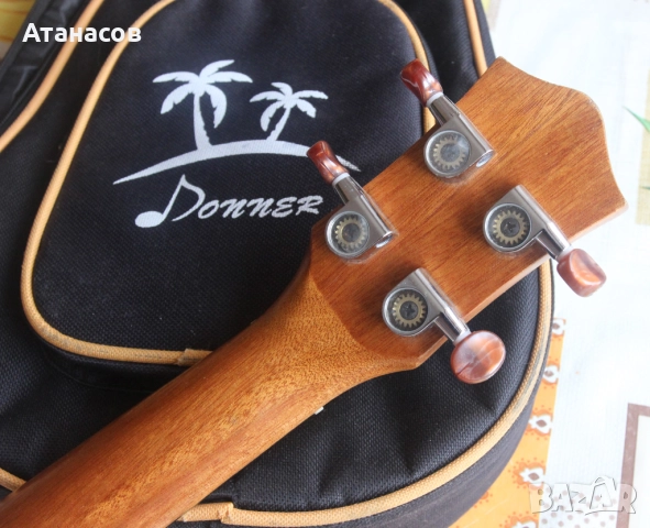 Укулеле Donner Ukulele Mahogany концертно, снимка 5 - Струнни инструменти - 51649257