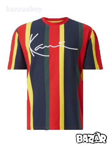 Karl Kani Signature Stripe T-Shirt - страхотна мъжка тениска , снимка 2 - Тениски - 40404673