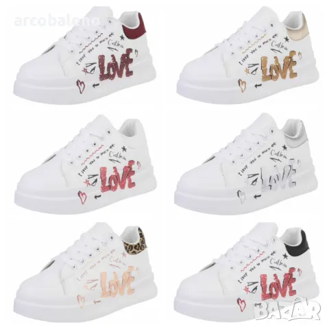 Дамски ниски кецове, 6цвята 