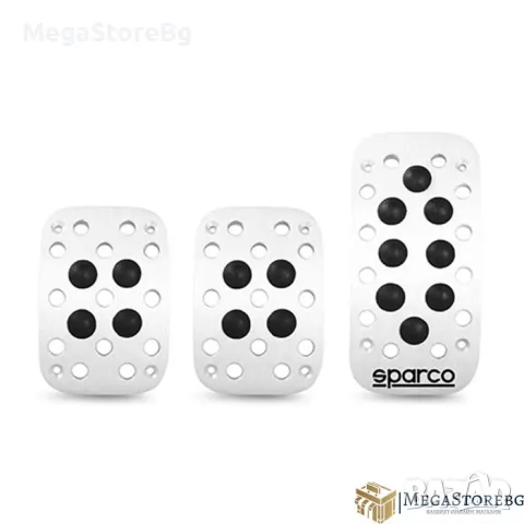 Спортни алуминиеви подложки за педали Sparco SPC0409BK