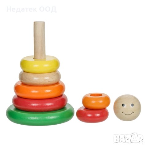 Детска играчка, Ринг усмивка, дърво, снимка 2 - Образователни игри - 44046123