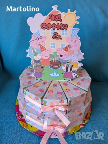 Картонена торта Among us, снимка 11 - Други - 53135767