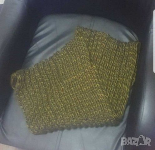 Шал-яка в маслено зелено, снимка 3 - Шалове - 28140680