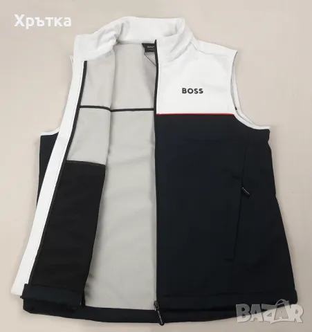 Porsche Motorsport x Boss Softshell Vest - Оригинален мъжки елек размер M-L, снимка 8 - Якета - 49192289
