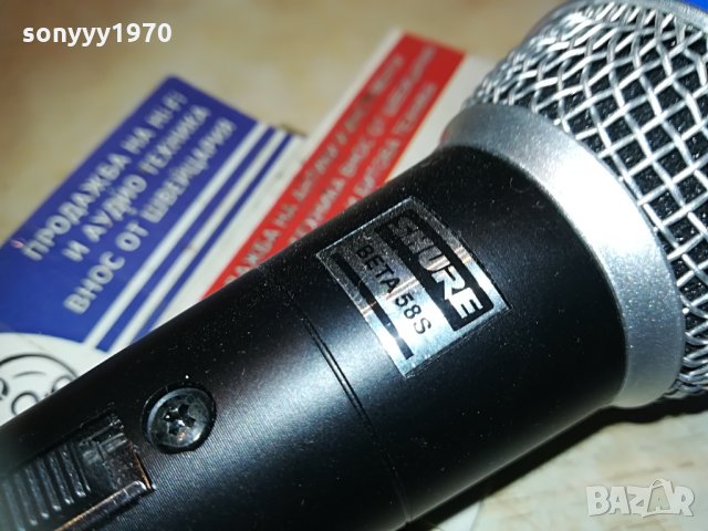 shure beta sm58s-profi microphone-внос germany 1106212032, снимка 11 - Микрофони - 33186658