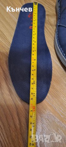 Чисто нови сини мъжки обувки ZEN, размер 45, снимка 4 - Спортно елегантни обувки - 43938727