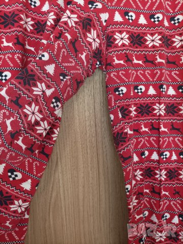 Коледна памучна пижама , снимка 4 - Пижами - 43481875