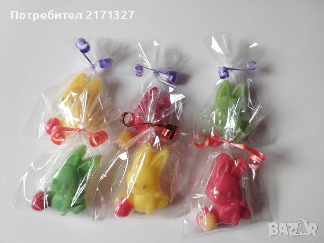 Великденски яйца и зайци от ароматен глицеринов сапун, снимка 6 - Български сувенири - 40027497