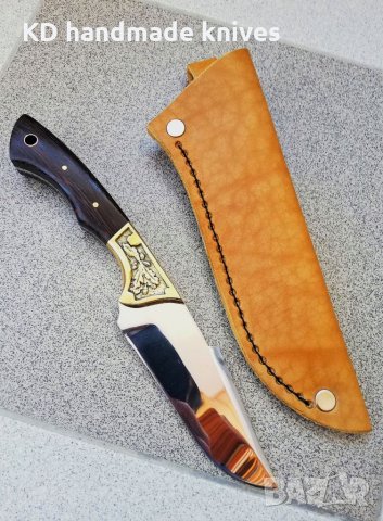 Ръчно изработен ловен нож от марка KD handmade knives ловни ножове , снимка 2 - Бюра - 32579005