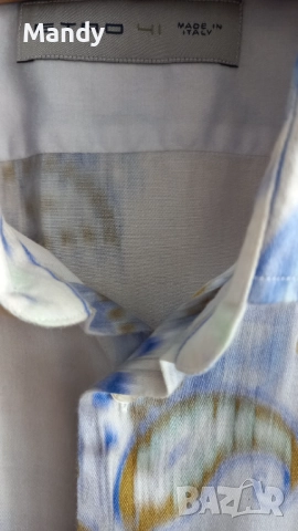 Оригинална мъжка риза ETRO, снимка 3 - Ризи - 51570330