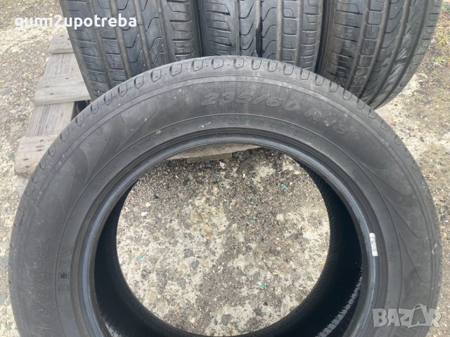 235/60/18 Пирели Скорпион Верде 2017г 7,5+мм Като нови, снимка 11 - Гуми и джанти - 43077804