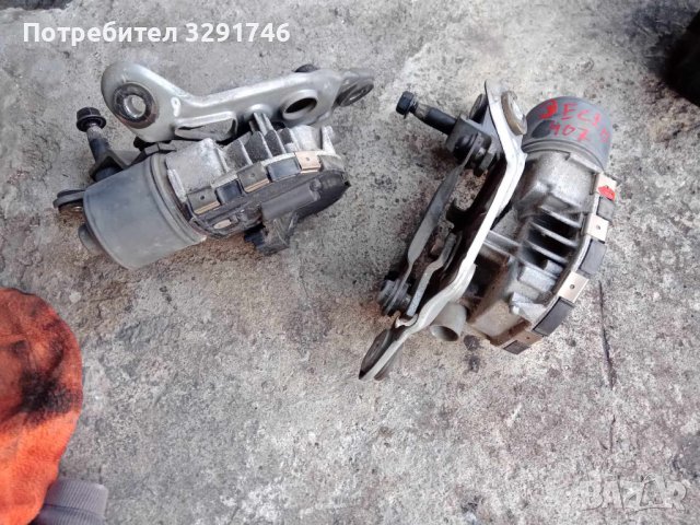 Лостов механизъм чистачки с моторче ляв-десен брой 40лв за Пежо 407 2000 HDi 136к.с 2004г , снимка 2 - Части - 43230343