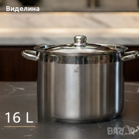 Неръждаема тенджера -  MERCURY HAUS COSMO PREMIUM – издържа натоварване, готви равномерно и служи с , снимка 7 - Съдове за готвене - 51964657