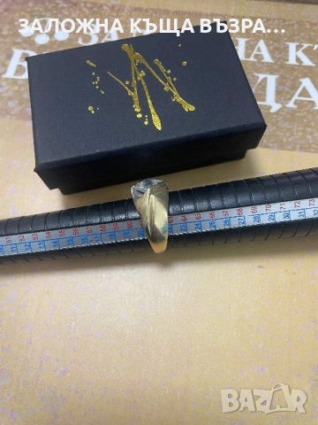 Златен Пръстен - 14 Карата, снимка 4 - Пръстени - 52833510