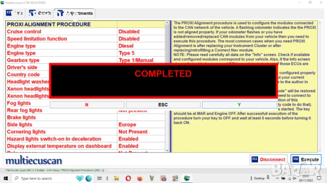 MultiEcuScan Софтуер за диагностика - Alfa/Fiat/Lancia , снимка 2 - Аксесоари и консумативи - 47363245